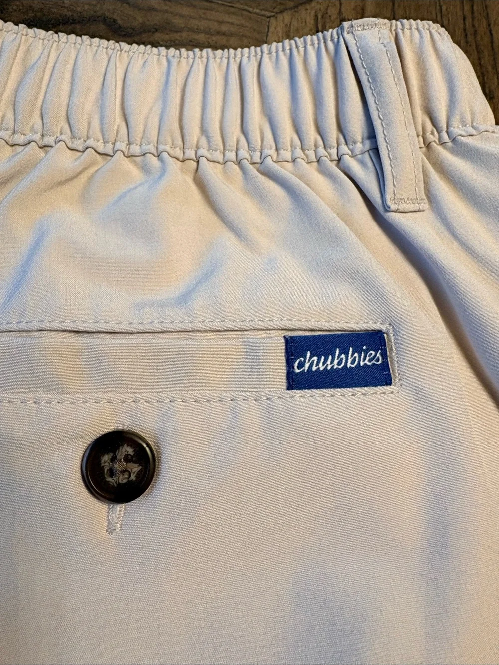 Chubbies Men’s Beige Hybrid Drawstring Shorts Size XLarge